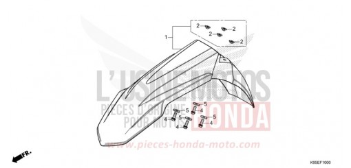 KOTFLUEGEL, VORNE CRF250RN de 2022